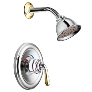 Moen T2524cp Chrome Polished Brass Single Handle Trim Kit For Standard Valve Shower With Single Function Shower Head From The Monticello Series Faucetdirect Com