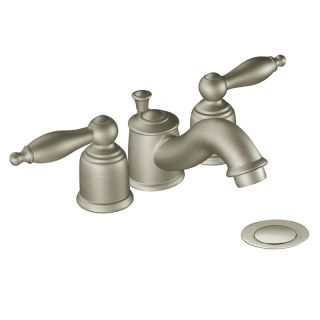 Moen T4955 Chrome Double Handle Mini Widespread Bathroom Faucet With Metal Lever Handles From The Castleby Collection Faucet Com