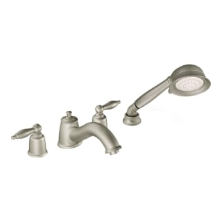 Moen T6986bn Brushed Nickel Double Handle Roman Tub Trim With