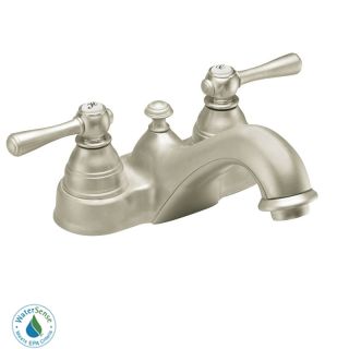 Moen 6101 Chrome Double Handle Centerset Bathroom Faucet From The