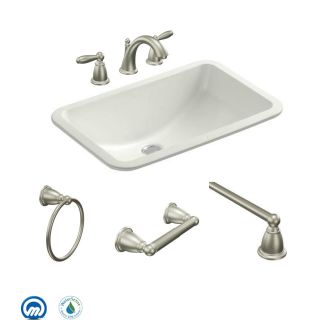 A thumbnail of the Moen Brantford and Kohler Caxton 1 Brushed Nickel
