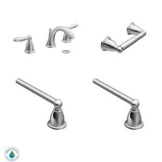 A thumbnail of the Moen Brantford Faucet and Accessory Bundle 3 Chrome