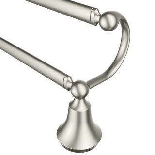 Moen YB5222BN Brushed Nickel Wynford 24 Double Towel Bar FaucetDirect