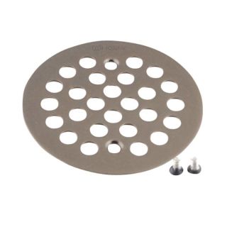 Moen 101664ORB Oil Rubbed Bronze 4-1/4 Round Shower Drain Cover with  Exposed Screw Installation 