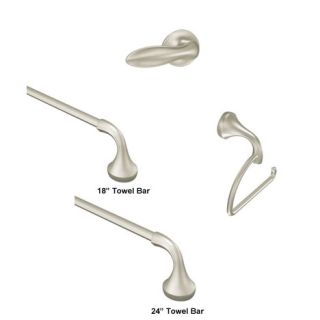 A thumbnail of the Moen Eva Accessories Bundle 2 Brushed Nickel