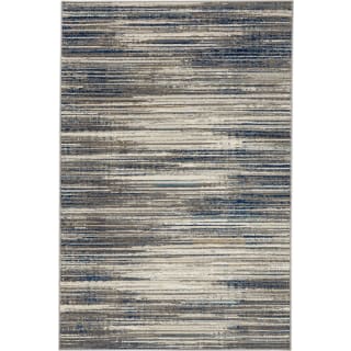 A thumbnail of the Mohawk Home EEBER 024358 EE Furie Stripe Gray / Dark Blue