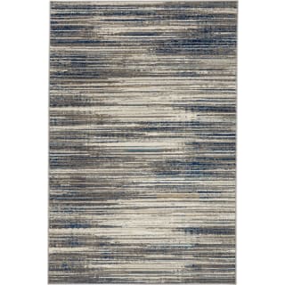 A thumbnail of the Mohawk Home EEBER 063096 EE Furie Stripe Gray / Dark Blue