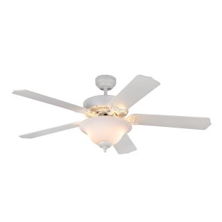 Monte Carlo 5hm52rzwd Rubberized White 5 Bladed 52 Indoor Ceiling