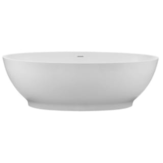 Mti Baths S501 Wh White Watson Designer 64 Free Standing Composite Soaking Tub With Center Drain Placement And Overflow Faucet Com