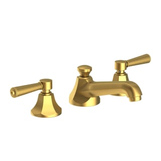 Newport Brass 1200/04 Satin Brass (PVD) Metropole Widespread Bathroom Sink  Faucet - Includes Pop-Up Drain Assembly 