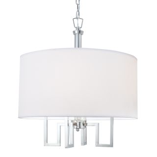 A thumbnail of the Norwell Lighting 9677 Polished Nickel with White Shade