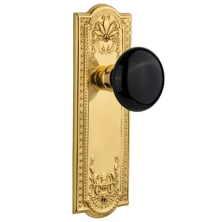 A thumbnail of the Nostalgic Warehouse MEABLK_DP_NK Unlacquered Brass