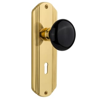 A thumbnail of the Nostalgic Warehouse DECBLK_MRT_214_KH Unlacquered Brass