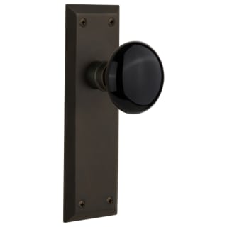 A thumbnail of the Nostalgic Warehouse NYKBLK_DP_NK Oil-Rubbed Bronze