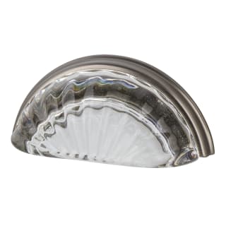 3 in. Center-to-Center Cup Crystal Frosted Fluted in Antique Brass Drawer Pull 3 in. Center-to-Center Cup Crystal Frosted Fluted in Antique Brass Drawer Pull