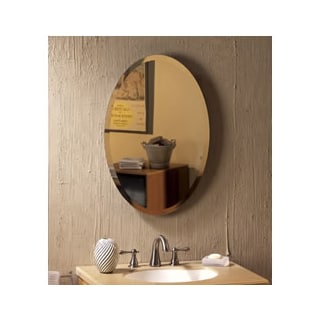 Nutone 52wh184pvx White Mirror Metro Shapes Frameless Medicine Cabinet Faucetdirect Com