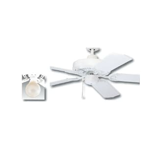 Nutone Pfob52wh White 52 5 Blade Outdoor Residential Ceiling Fan