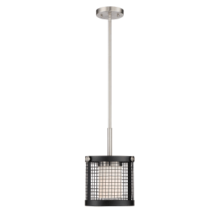 A thumbnail of the Nuvo Lighting 60/6451 Black with Brushed Nickel Accents