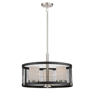 A thumbnail of the Nuvo Lighting 60/6453 Black with Brushed Nickel Accents