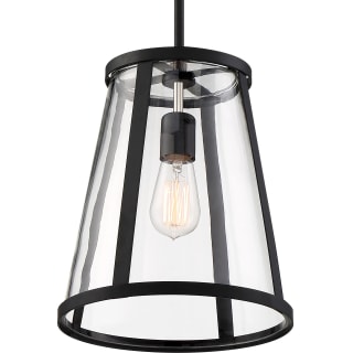 A thumbnail of the Nuvo Lighting 60/6697 Matte Black / Clear