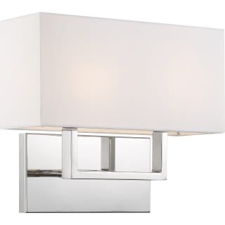 A thumbnail of the Nuvo Lighting 60/6717 Polished Nickel / White Fabric