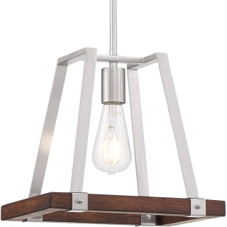A thumbnail of the Nuvo Lighting 60/6882 Brushed Nickel / Nutmeg Wood