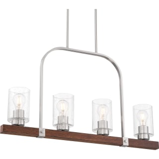 A thumbnail of the Nuvo Lighting 60/6967 Brushed Nickel / Nutmeg Wood