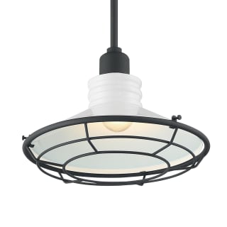 A thumbnail of the Nuvo Lighting 60/7034 Gloss White / Black Accents