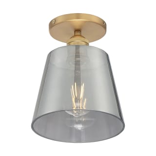 A thumbnail of the Nuvo Lighting 60/7323 Brushed Brass / Smoked Glass