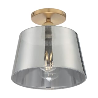 A thumbnail of the Nuvo Lighting 60/7324 Brushed Brass / Smoked Glass