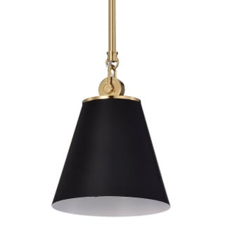 A thumbnail of the Nuvo Lighting 60/7408 Black / Vintage Brass