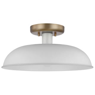 A thumbnail of the Nuvo Lighting 60/7490 Matte White / Burnished Brass