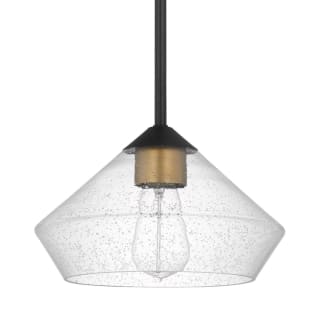 A thumbnail of the Nuvo Lighting 60/7682 Matte Black / Natural Brass