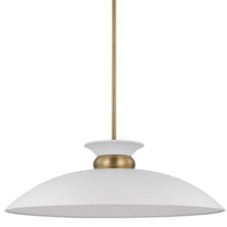 A thumbnail of the Nuvo Lighting 60/7462 Matte White / Burnished Brass