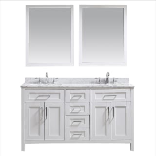 A thumbnail of the Ove Decors Tahoe 60 White / Carrera Marble Top