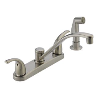 Peerless P299508lf Ss Stainless Steel Kitchen Faucet Widespread
