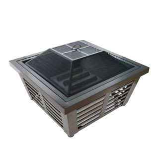 Pleasant Hearth Ofw191s Wenge Hudson 34 Inch Outdoor Wood Burning