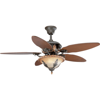 Progress Lighting undefined Old Iron Crackle Five Bladed 54