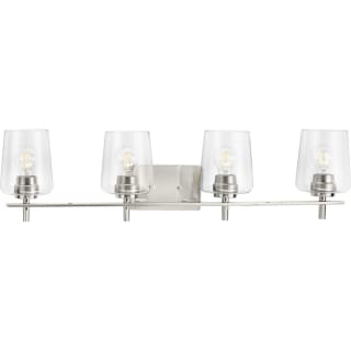 Progress lighting brushed nickel bathroom deals vanity light with glass shades
