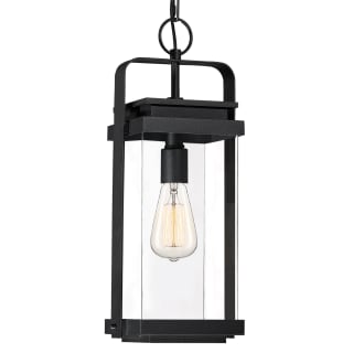 Quoizel Exhibit Earth Black Transitional Clear Glass Lantern Pendant Light Quoizel Exhibit Earth Black Transitional Clear Glass Lantern Pendant Light