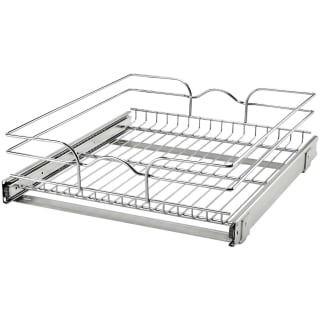 Rev-A-Shelf Chrome 2-Tier Cabinet Pull Out Wire Baskets, Silver