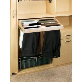 Rev A Shelf Cwpr 3014 1 Natural Cwpr Series 30 Inch Pant Rack With