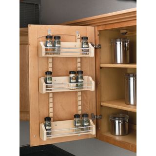 Rev A Shelf 4asr 18 Natural Wood 4asr Series Adjustable Door Mount
