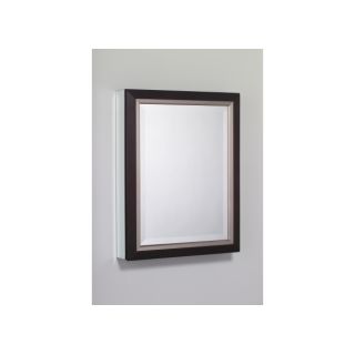 A thumbnail of the Robern MT24D4RE Ebony Black Leather with Brushed Nickel Frame