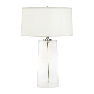 Robert Abbey 1581w Clear Glass Olinda 23 Column Table Lamp With A White Organza Shade Lightingshowplace Com