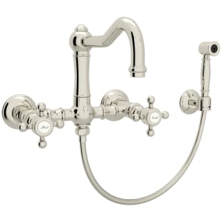 Rohl A1456XMWSPN-2 Polished Nickel Acqui 1.5 GPM Wall Mounted ...