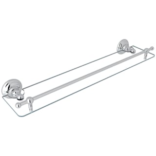 Rohl A1480apc Polished Chrome Country 23 5 8 Glass Bathroom Shelf Faucetdirect Com