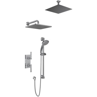 Rohl Vincent Ceiling Thermo 2 Polished Nickel Vincent Thermostatic Shower  System with 2 Shower Heads, Hand Shower, Slide Bar, Shower Arm, Hose, and  Valve Trim 