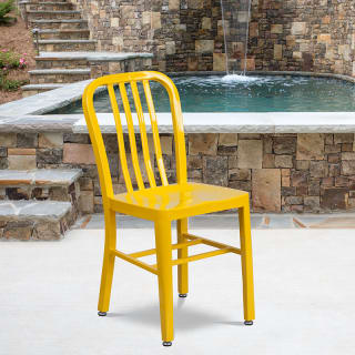 Heavy duty hotsell metal dining chairs