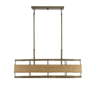 A thumbnail of the Savoy House 1-7770-4 Warm Brass / Natural Rattan